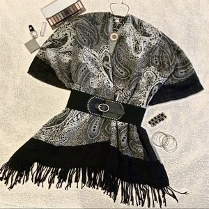 Croft & Barrow Shawl & Belt